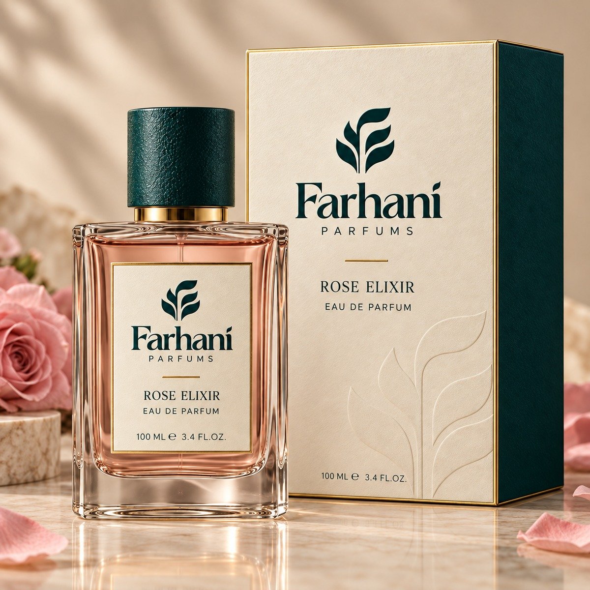 farhani-rose-elixir-femme Farhani Rose Elixir - Eau de Parfum Femme 100 ml – Image 1
